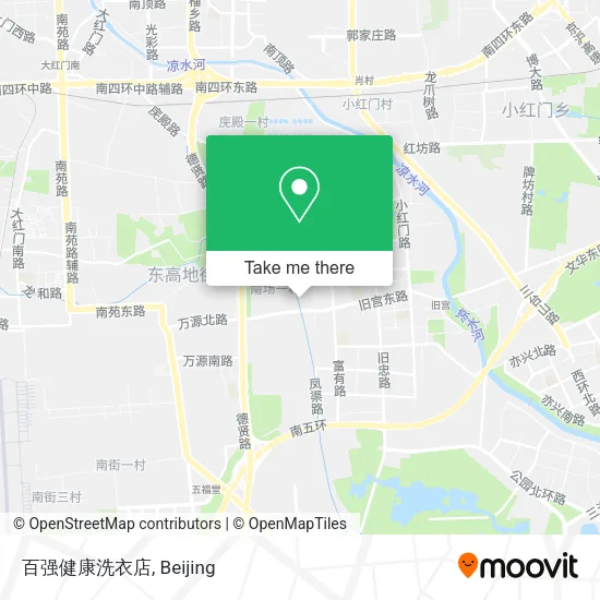 百强健康洗衣店 map