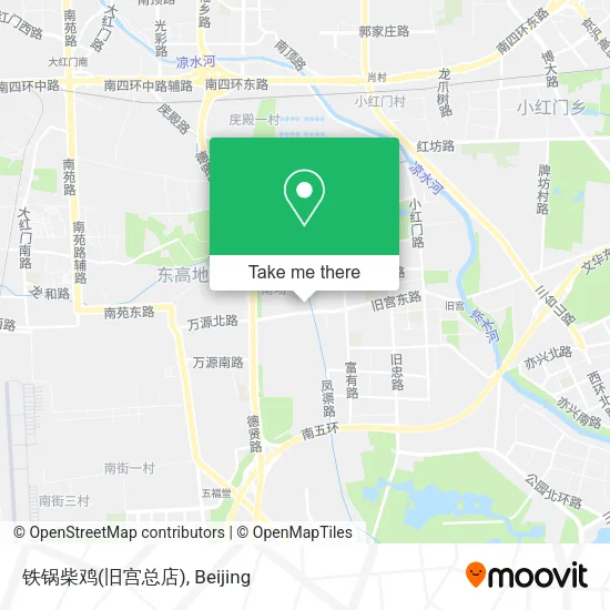 铁锅柴鸡(旧宫总店) map