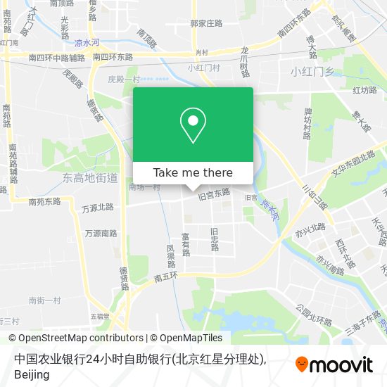 中国农业银行24小时自助银行(北京红星分理处) map