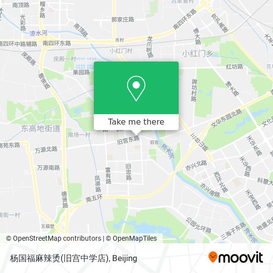 杨国福麻辣烫(旧宫中学店) map
