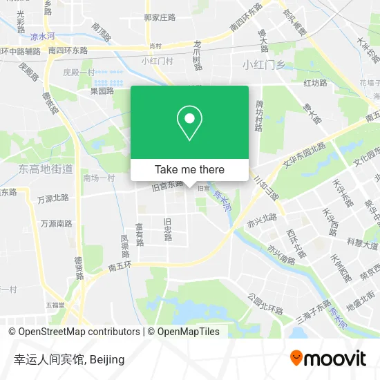 幸运人间宾馆 map