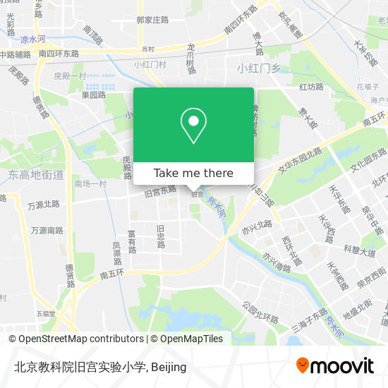 北京教科院旧宫实验小学 map