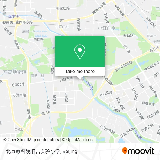 北京教科院旧宫实验小学 map