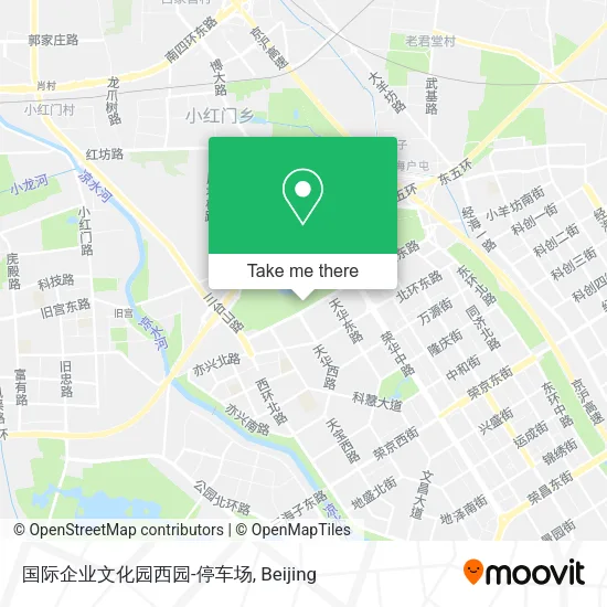 国际企业文化园西园-停车场 map