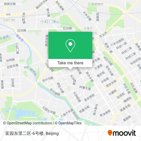富园东里二区-6号楼 map