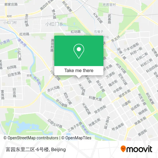 富园东里二区-6号楼 map