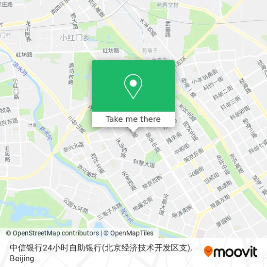 中信银行24小时自助银行(北京经济技术开发区支) map