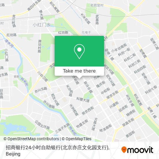 招商银行24小时自助银行(北京亦庄文化园支行) map