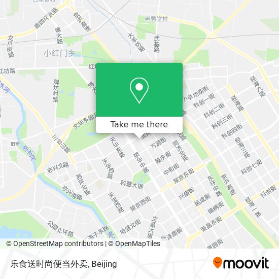 乐食送时尚便当外卖 map