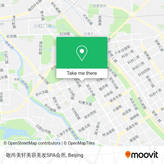 敬尚美轩美容美发SPA会所 map