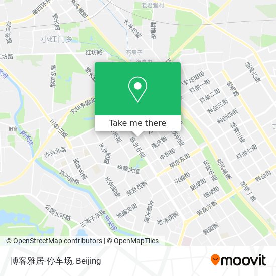 博客雅居-停车场 map