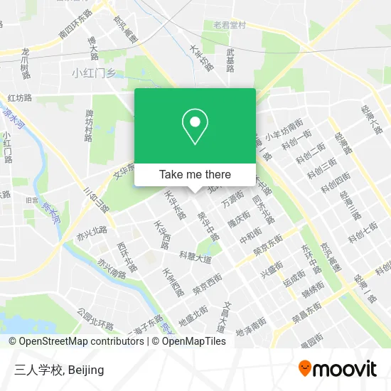 三人学校 map