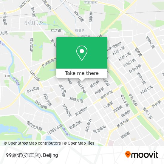 99旅馆(亦庄店) map