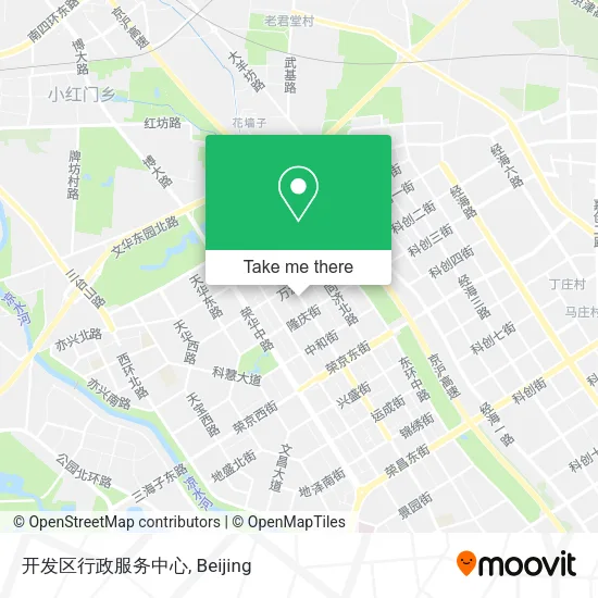 开发区行政服务中心 map