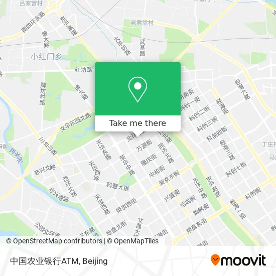 中国农业银行ATM map