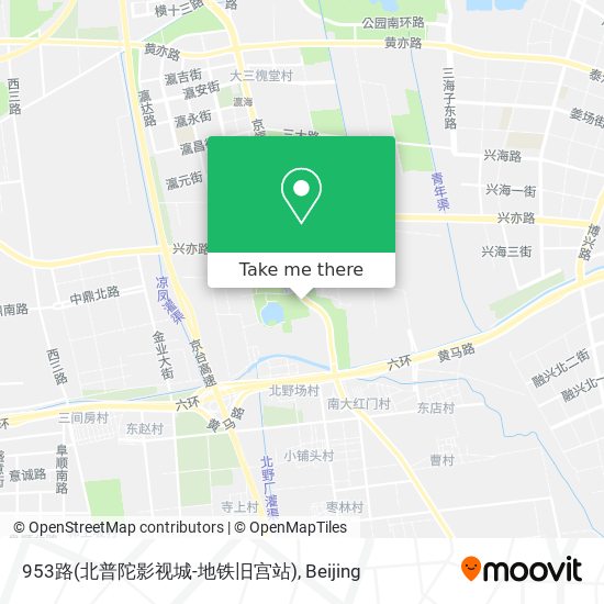 953路(北普陀影视城-地铁旧宫站) map