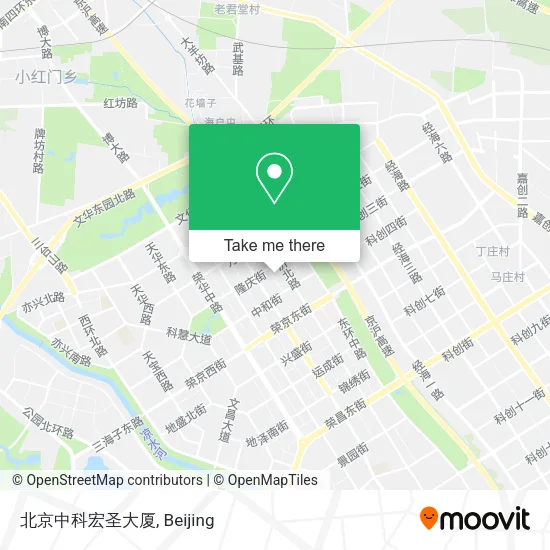 北京中科宏圣大厦 map