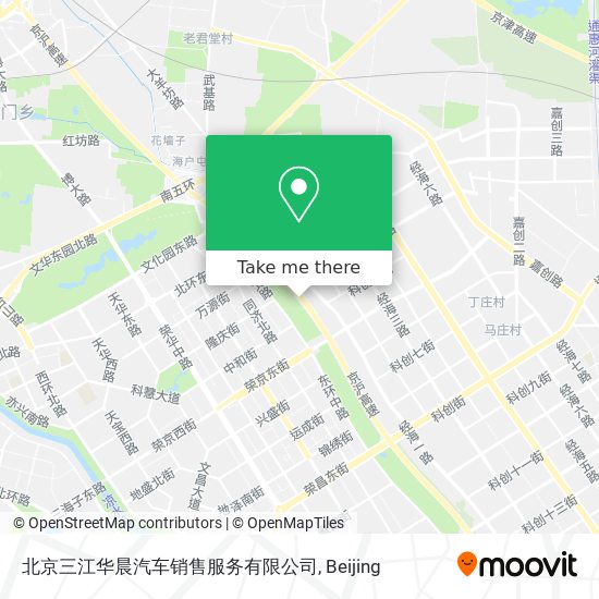 北京三江华晨汽车销售服务有限公司 map