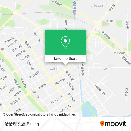 洁洁理发店 map