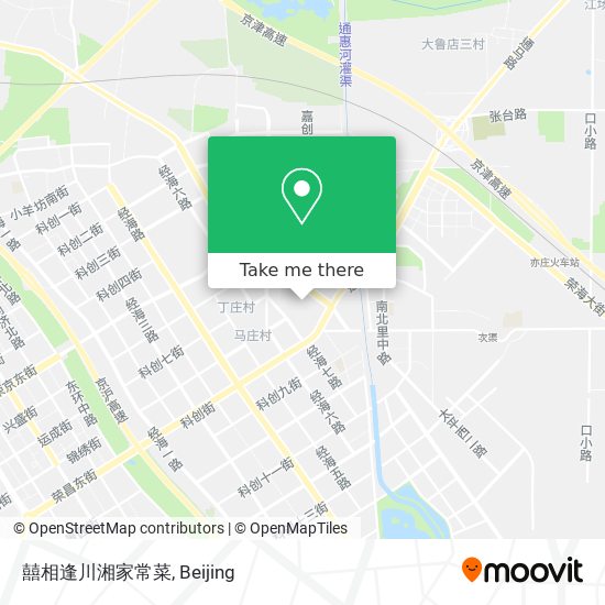 囍相逢川湘家常菜 map