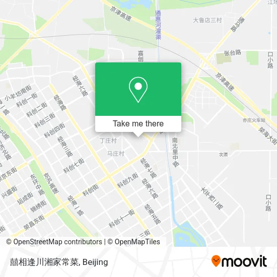 囍相逢川湘家常菜 map