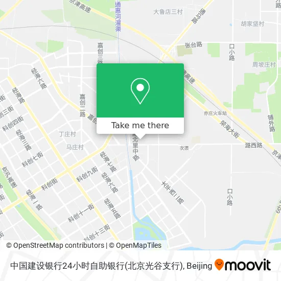 中国建设银行24小时自助银行(北京光谷支行) map