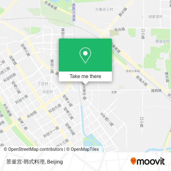 景釜宫-韩式料理 map