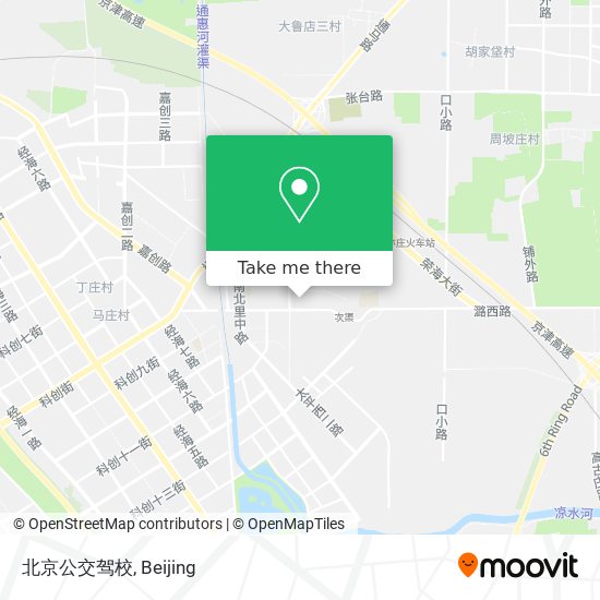 北京公交驾校 map