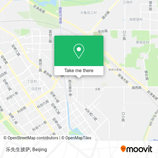 乐先生披萨 map