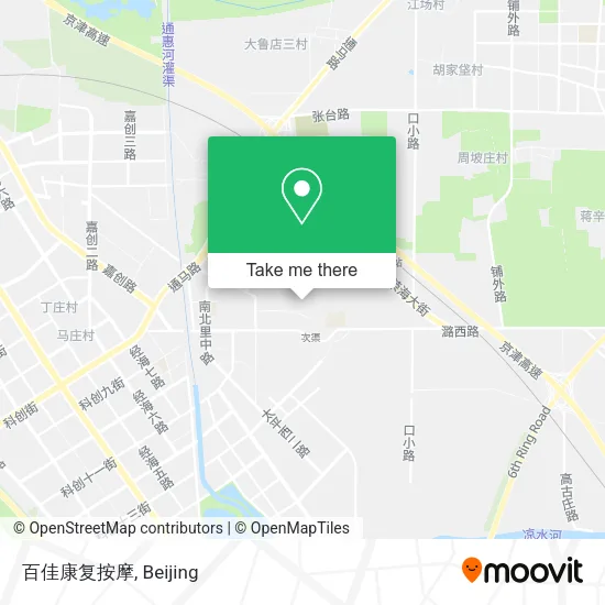 百佳康复按摩 map