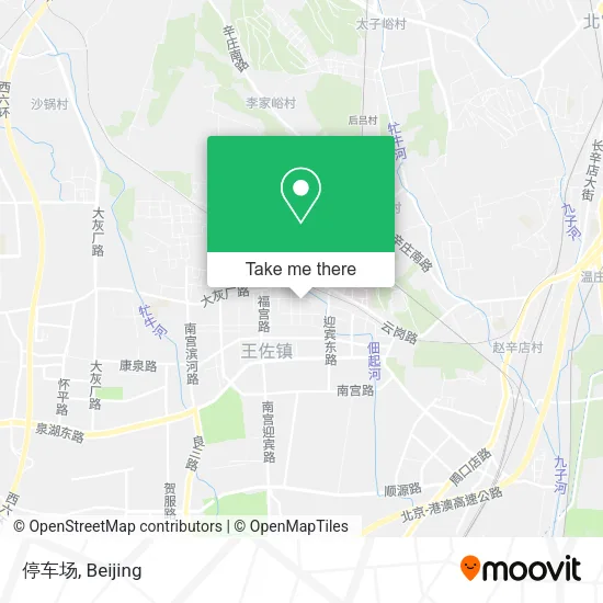 停车场 map