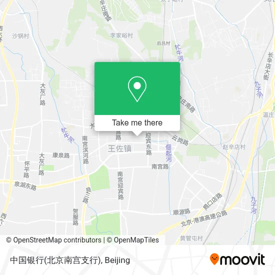 中国银行(北京南宫支行) map