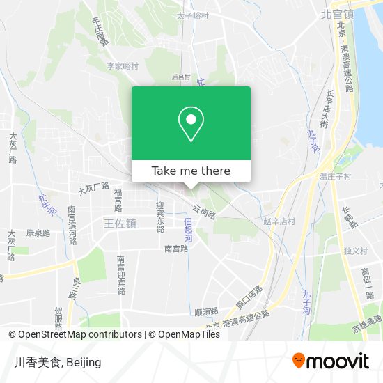 川香美食 map