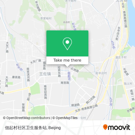 佃起村社区卫生服务站 map