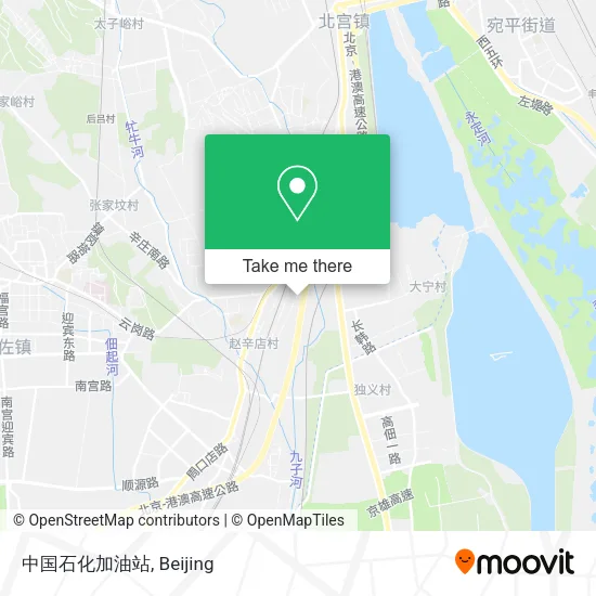 中国石化加油站 map