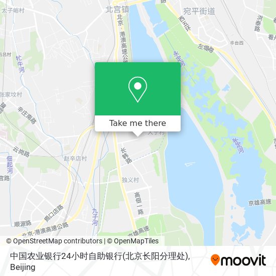 中国农业银行24小时自助银行(北京长阳分理处) map