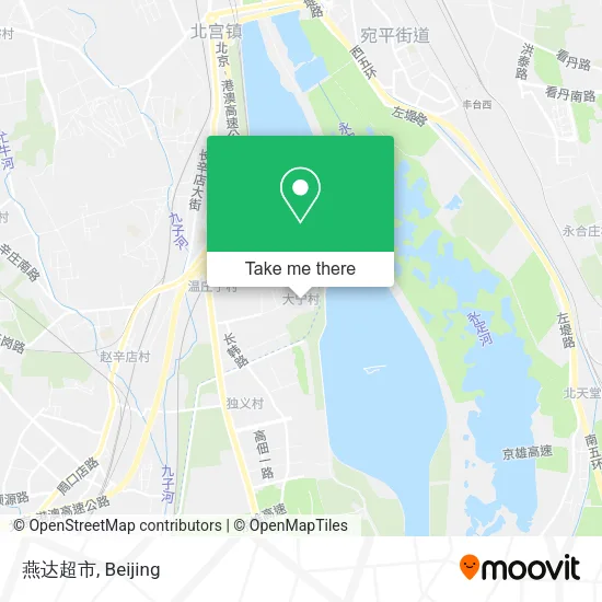 燕达超市 map