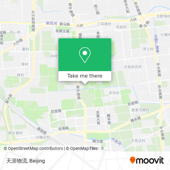 天涯物流 map