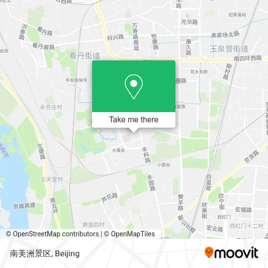南美洲景区 map
