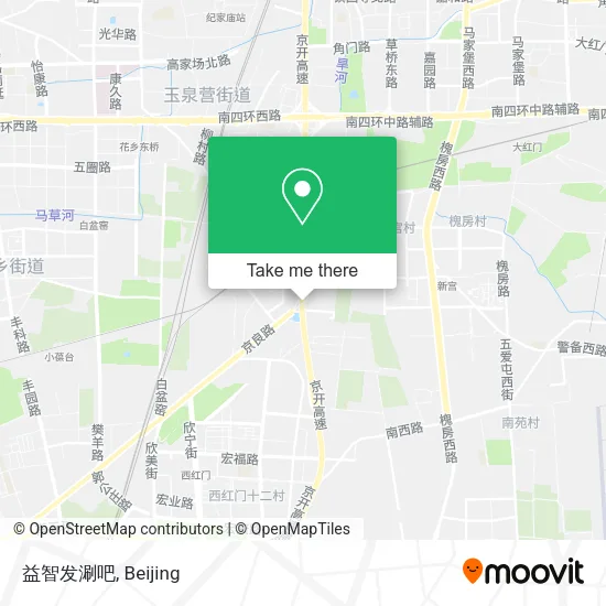 益智发涮吧 map