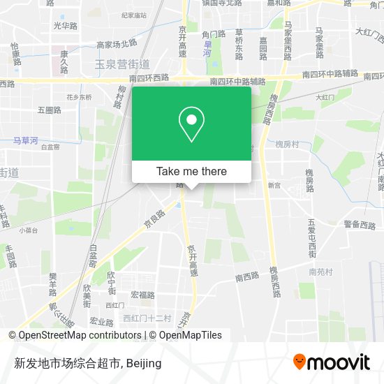 新发地市场综合超市 map