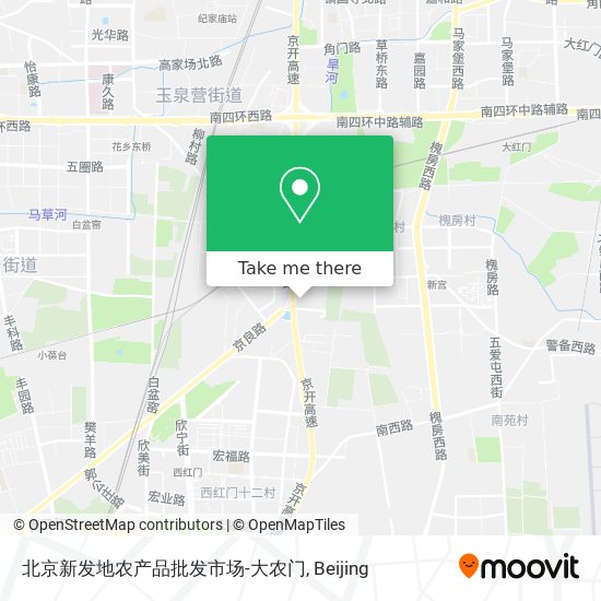 北京新发地农产品批发市场-大农门 map