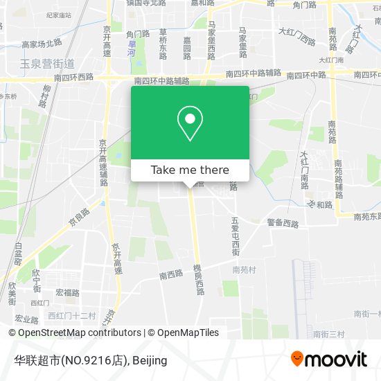 华联超市(NO.9216店) map