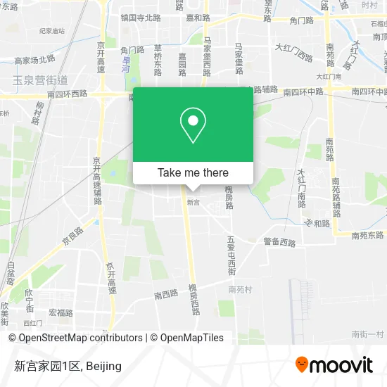 新宫家园1区 map