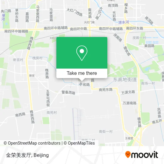 金荣美发厅 map