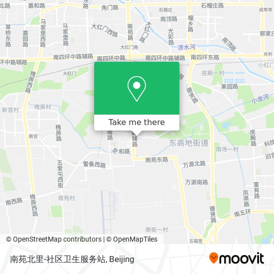 南苑北里-社区卫生服务站 map