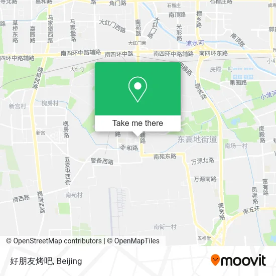 好朋友烤吧 map