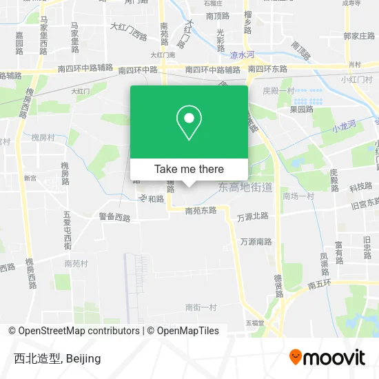 西北造型 map