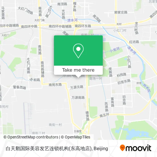 白天鹅国际美容发艺连锁机构(东高地店) map