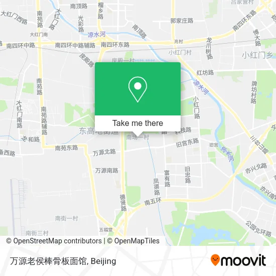 万源老侯棒骨板面馆 map